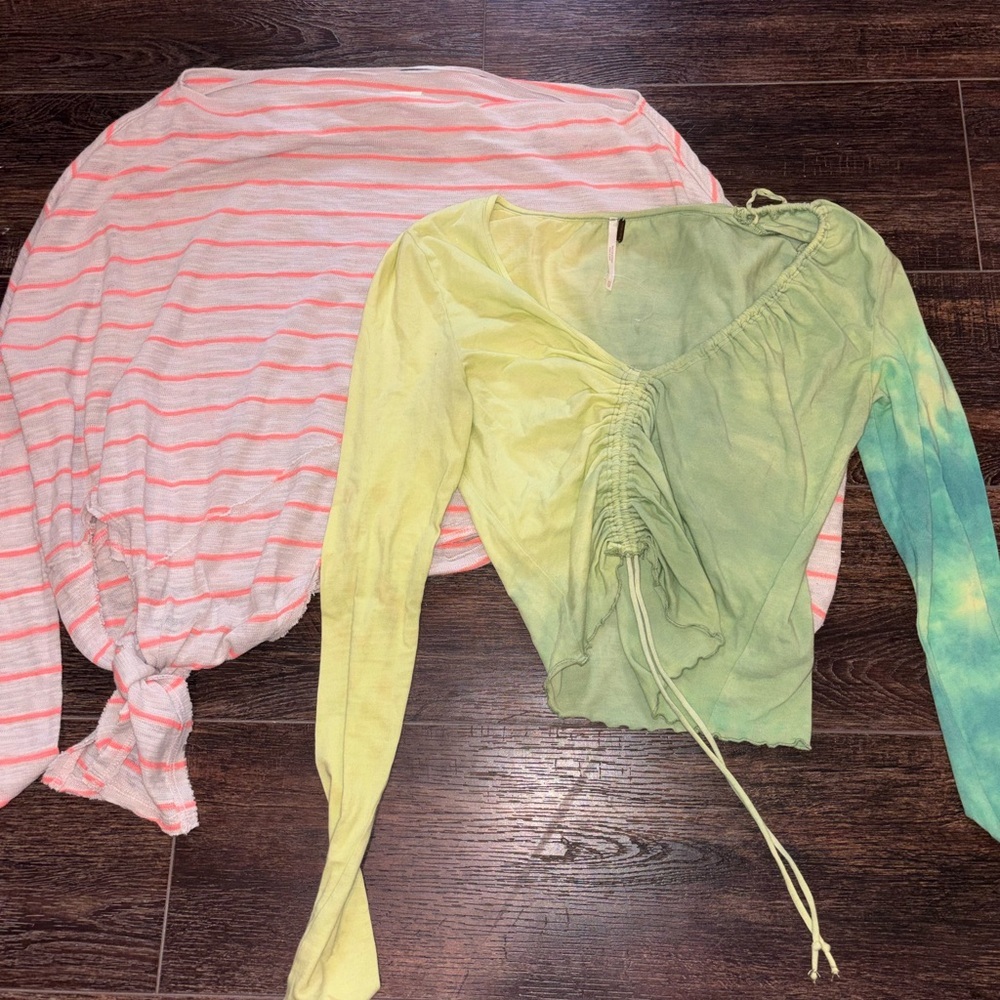 Set of Long Sleeve Free People Tops